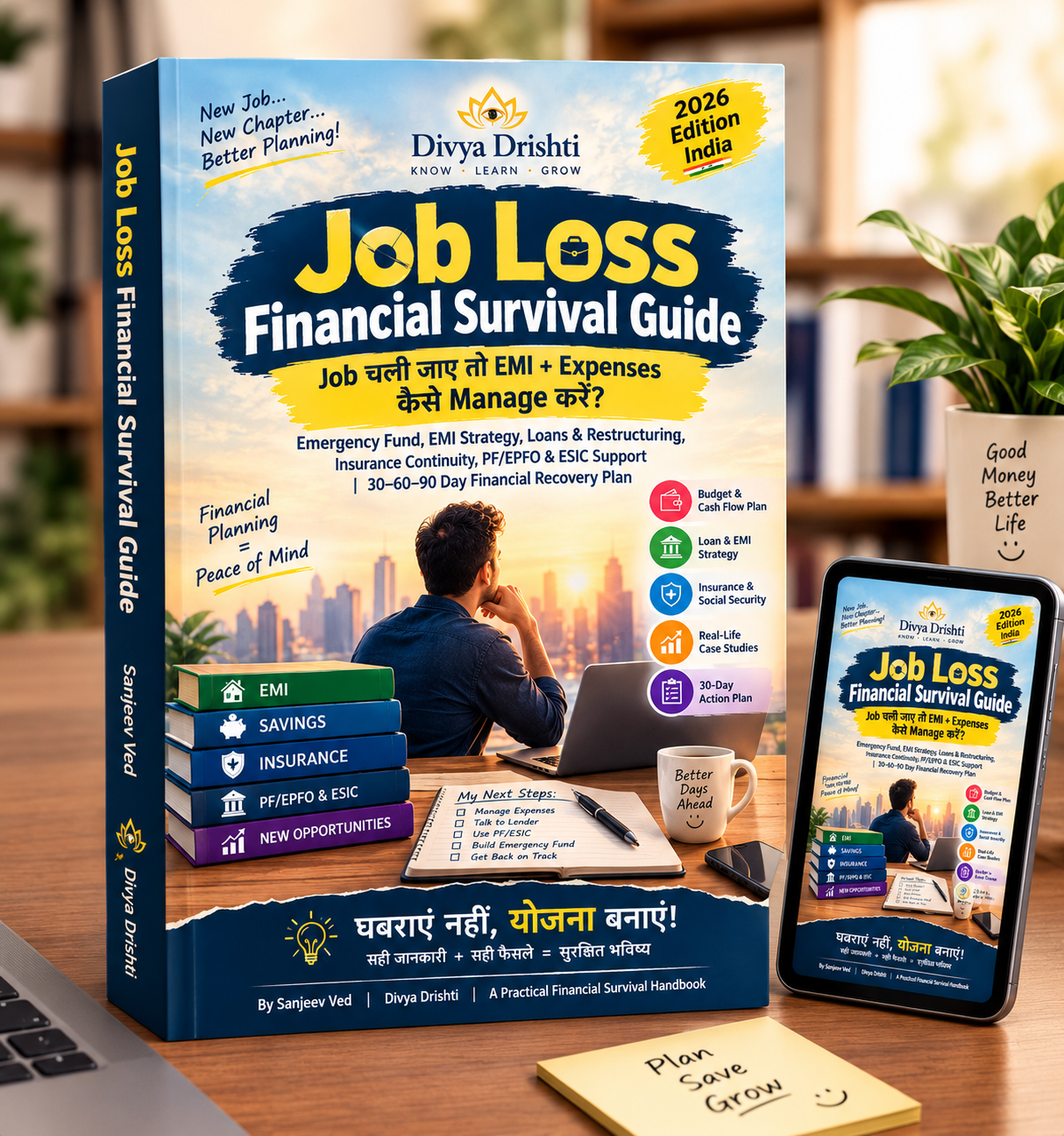 JOB LOSS FINANCIAL SURVIVAL GUIDE — Job चली जाए तो EMI + Expenses कैसे Manage करें? cover
