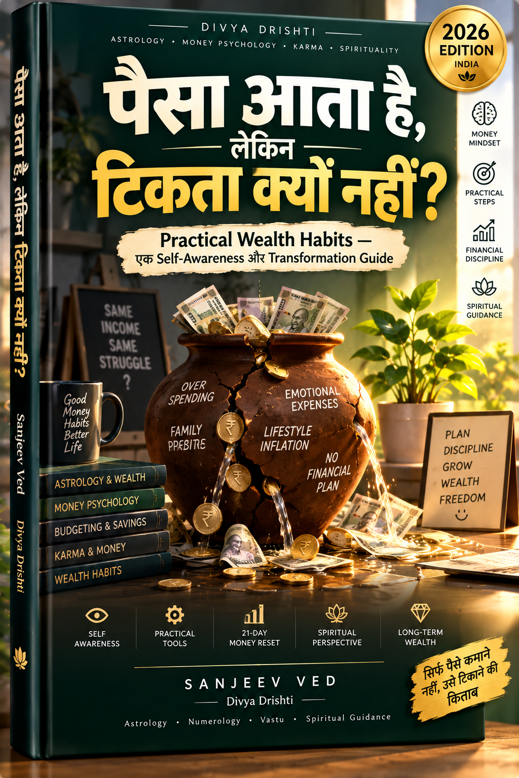 पैसा आता है, लेकिन टिकता क्यों नहीं? cover