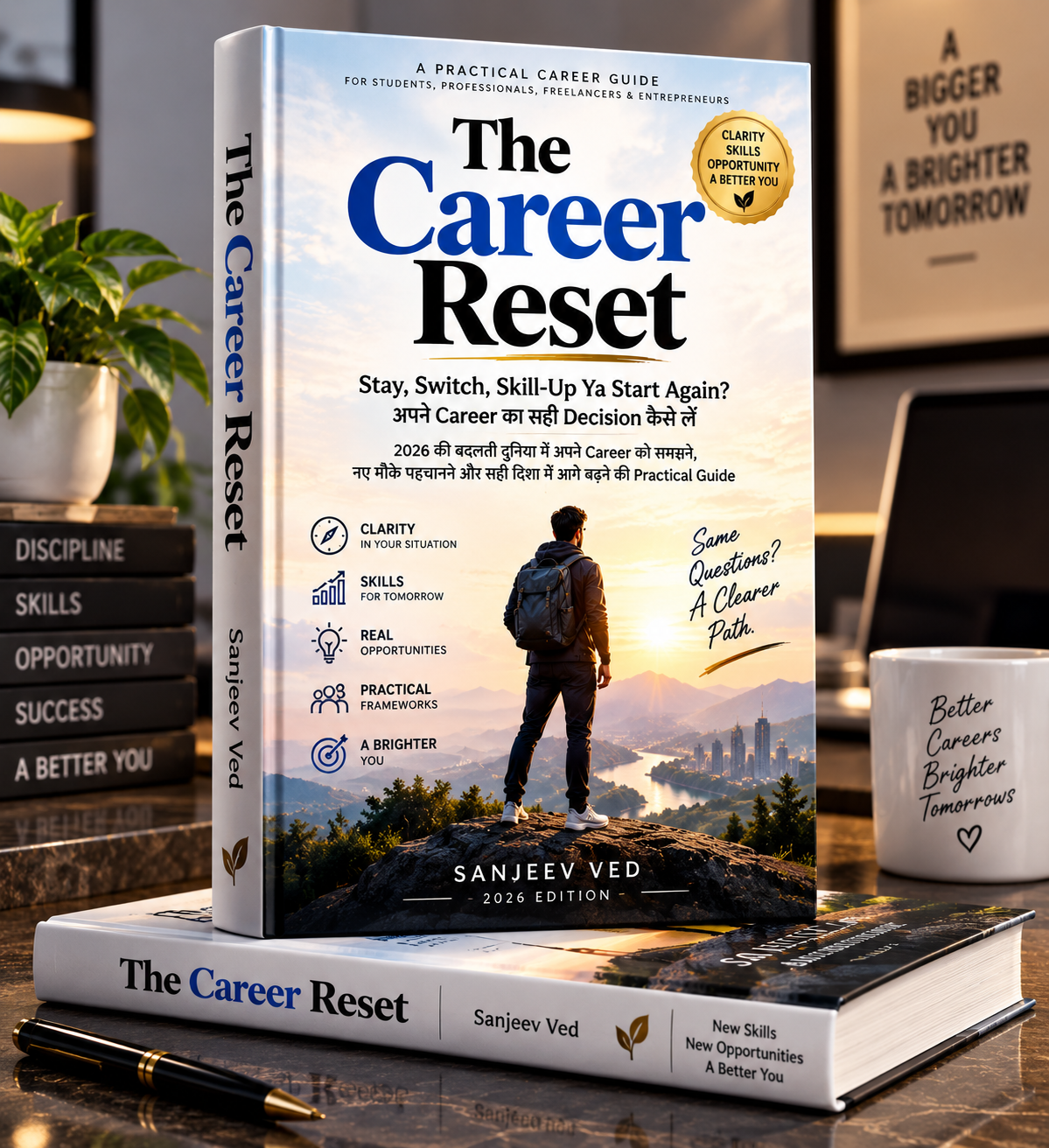 THE CAREER RESET — Stay, Switch, Skill-Up Ya Start Again? Apne Career Ka Sahi Decision Kaise Lein cover